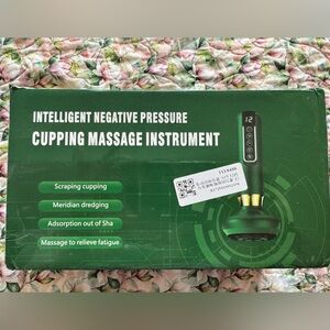 New in Box. Intelligent Negative Pressure Cupping Massage Instrument - Green